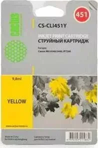Картридж CACTUS CLI-451Y (CS-CLI451Y)