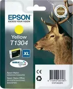Картридж EPSON T1304 B42WD желтый (C13T13044010)