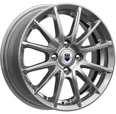 Диск автомобильный КиК Квант 5.5x14/4x98 ET35 D58.5 дарк_платинум