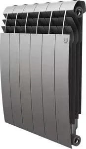 Радиатор ROYAL Thermo биметаллический BiLiner 500 new Silver Satin 6 секций