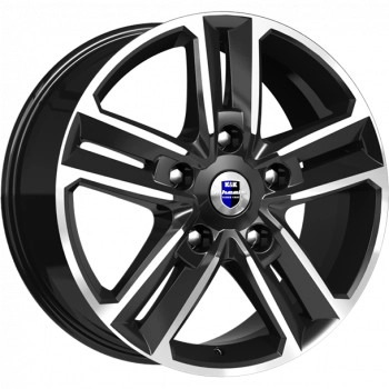 Диск автомобильный КиК Backfire 8x18/5x114.3 ET45 D67.1 алмаз-черный