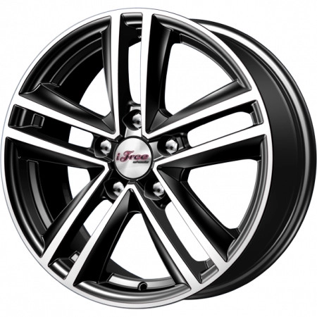 Диск автомобильный iFree Катар 6.5x16/5x108 ET40 D67.1 Блэк-джек