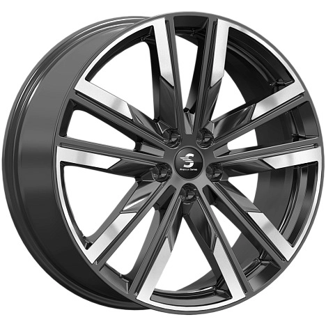Диск автомобильный PremiumSeries КР014 Skad Premium Series 8x20/5x108 ET36 D65.1 Diamond_Black_Gris