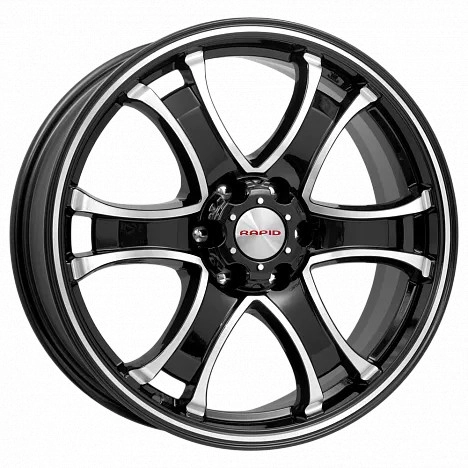 Диск автомобильный КиК Балеар 7.5x18/6x114.3 ET38 D67.1 алмаз-черный