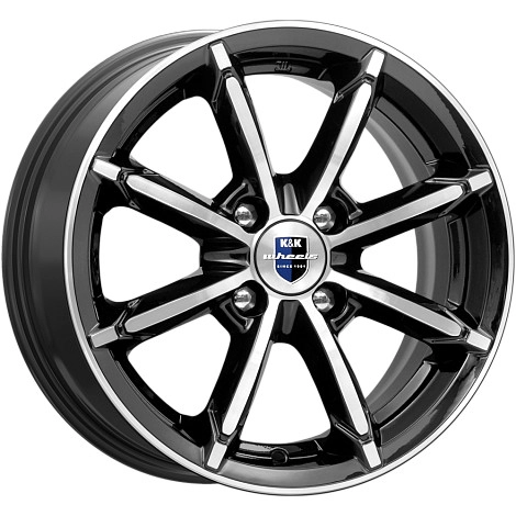 Диск автомобильный КиК Sportline 6x14/4x98 ET30 D58.5 алмаз-черный
