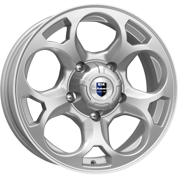 Диск автомобильный КиК Линкс 7x16/5x139.7 ET35 D108.5 сильвер