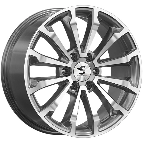 Диск автомобильный PremiumSeries КР006 Skad Premium Series 8.5x20/6x139.7 ET33 D100.1 Diamond_gloss_graphite