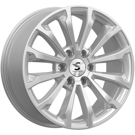 Диск автомобильный PremiumSeries КР006 Skad Premium Series 8.5x20/6x139.7 ET33 D100.1 Elite_silver