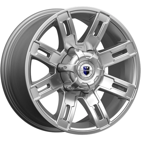 Диск автомобильный КиК Полюс 7.5x16/6x139.7 ET30 D108.1 дарк_платинум