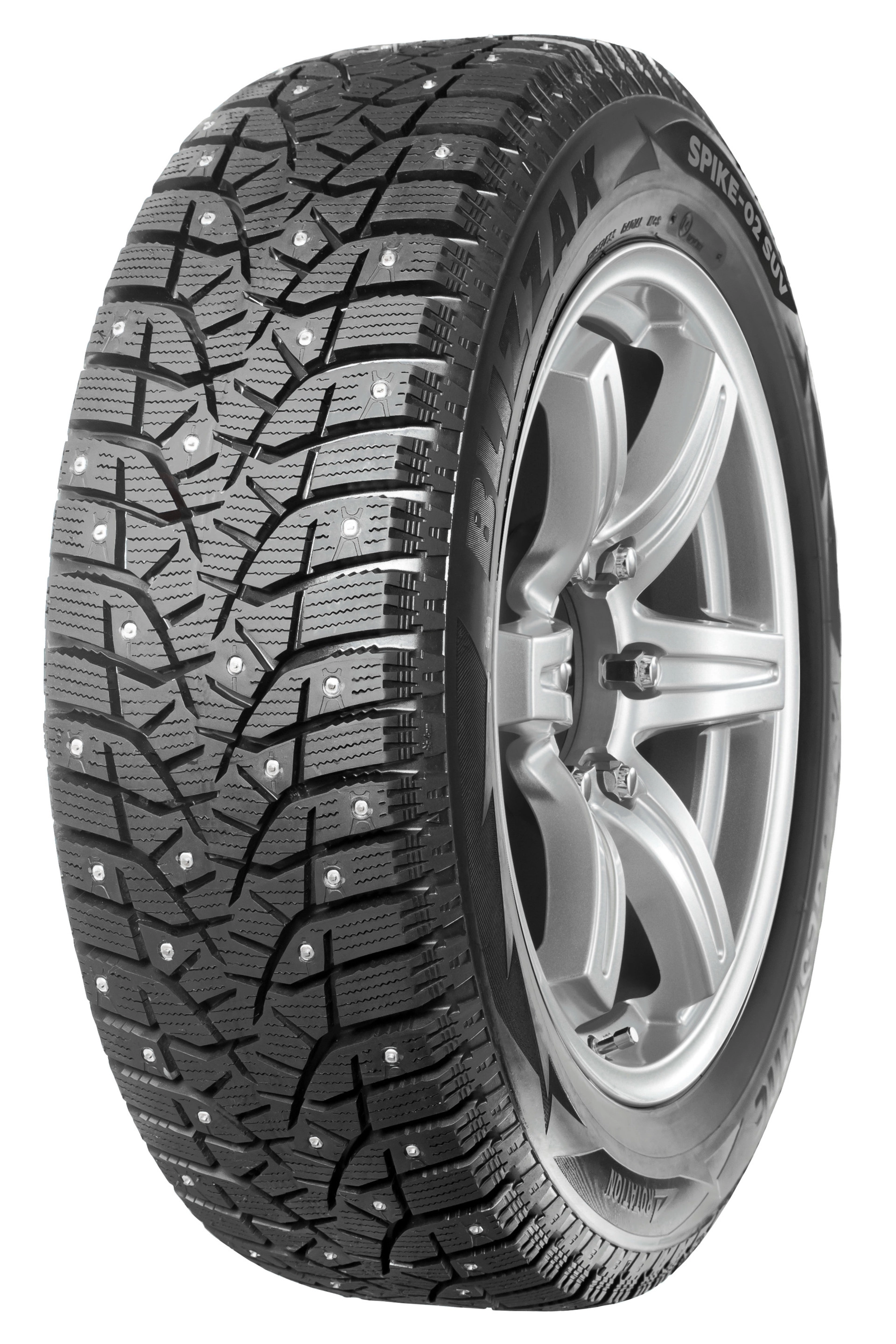 Шина BRIDGESTONE BLIZZAK SPIKE-02 SUV 215/65R17 103T XL шип*(2021)