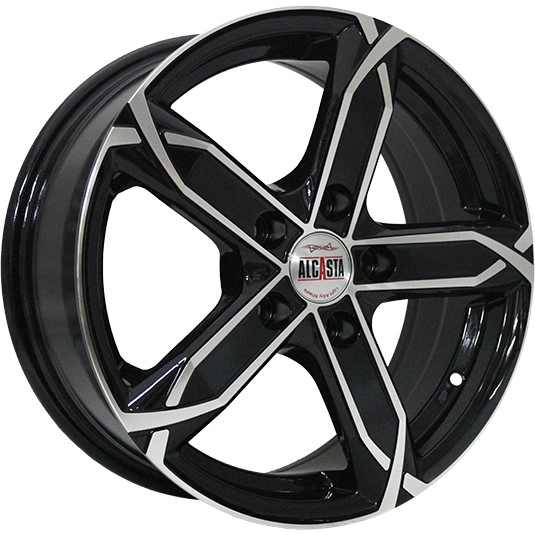 Диск автомобильный РаспродажаУценка M19 ALCASTA 7x17/5x110 ET39 D65.1 BKF*(Механические повреждения)