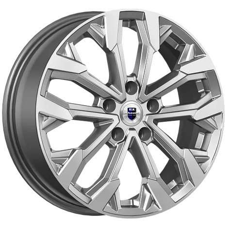 Диск автомобильный КиК Морейн 6.5x17/5x105 ET38 D56.6 дарк_платинум