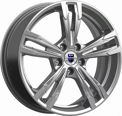 Диск автомобильный КиК Karrera Light 7x18/5x115 ET45 D70.2 брайт_дарк_платинум
