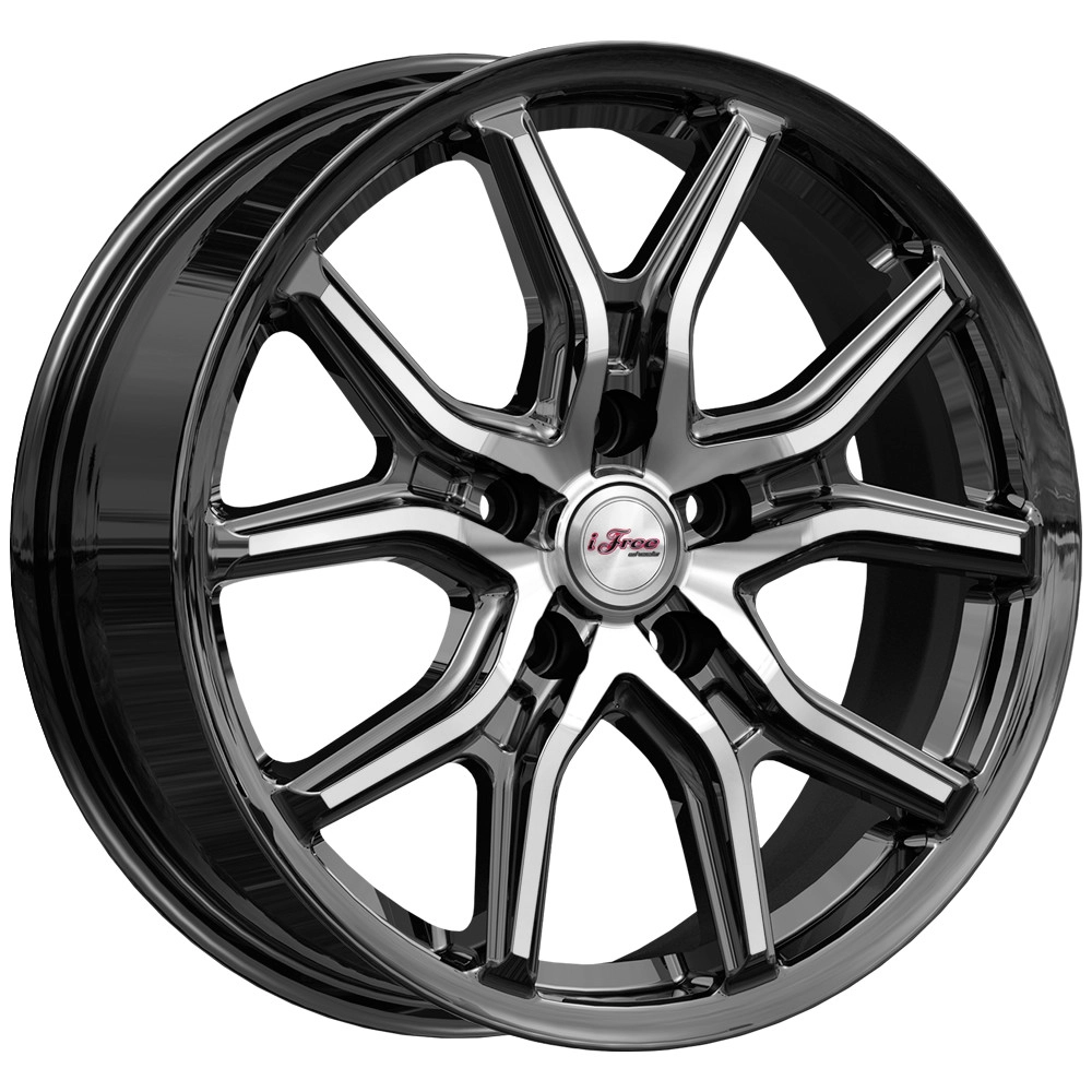 Диск автомобильный iFree Страйк 6.5x17/5x112 ET38 D57.1 Блэк_Джек