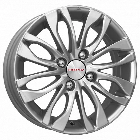 Диск автомобильный КиК Канзаши 5.5x14/4x108 ET38 D63.35 дарк_платинум