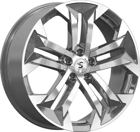 Диск автомобильный КиК КР015 Skad Premium Series 7.5x19/5x108 ET36 D65.1 Diamond_gloss_graphite