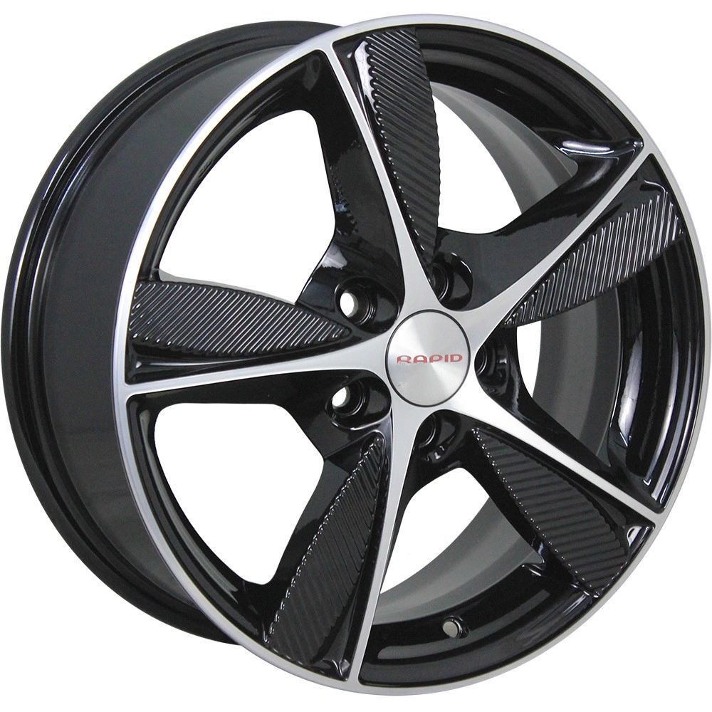 Диск автомобильный RAPID Кинезис-оригинал 6.5x16/5x112 ET46 D57.1 алмаз-черный