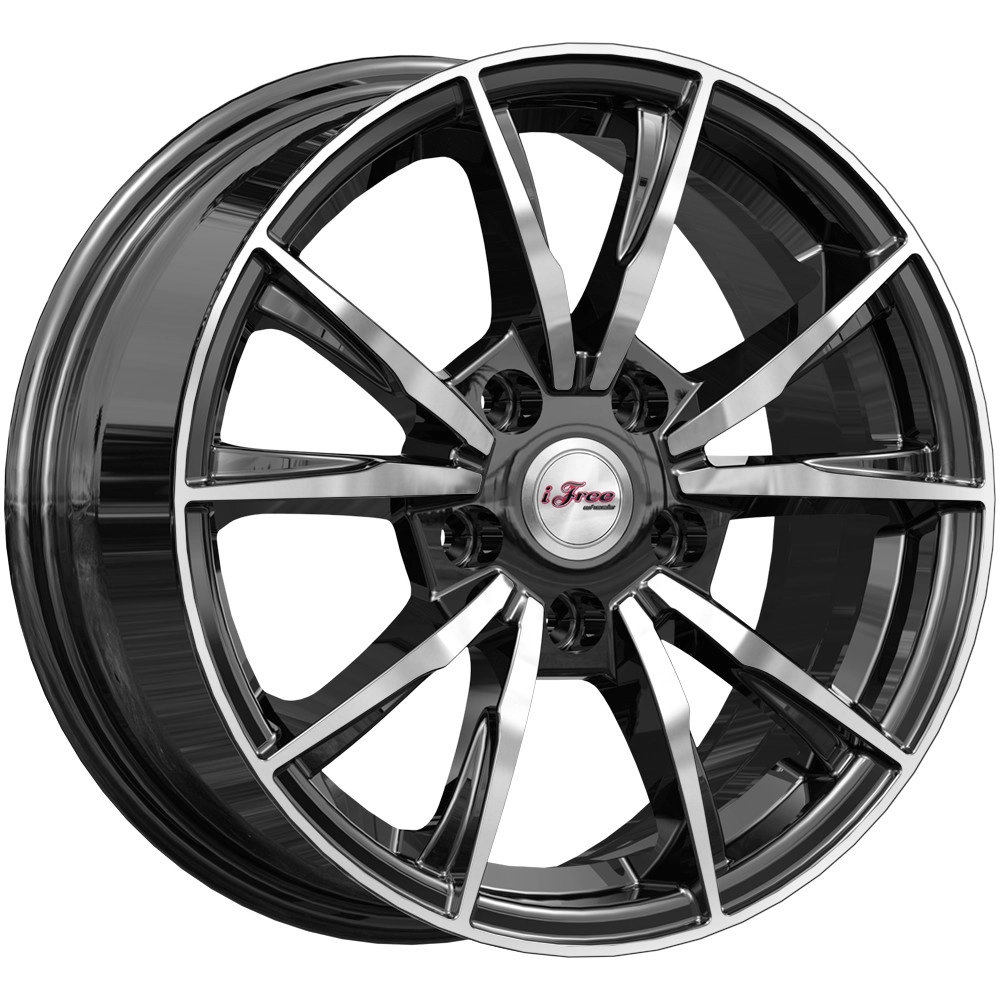 Диск автомобильный iFree Сион 6.5x15/5x108 ET45 D63.35 Блэк_Джек