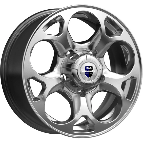 Диск автомобильный КиК Линкс 7x16/5x139.7 ET35 D108.5 дарк_платинум
