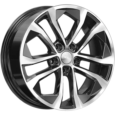 Диск автомобильный СКАД ТУКАН 7x17/5x110 ET38 D65.1 Алмаз