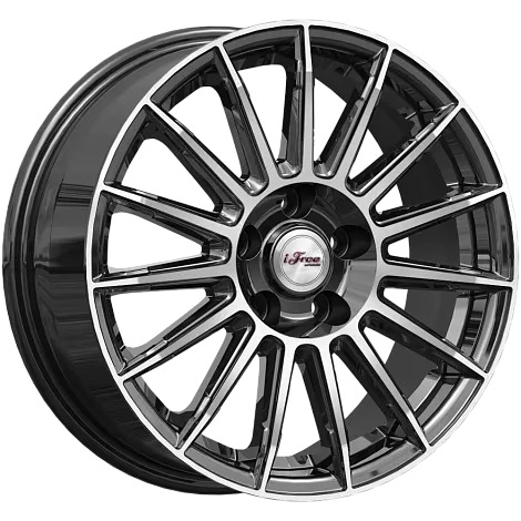 Диск автомобильный iFree Азур 6.5x16/5x110 ET46 D67.1 Блэк_Джек