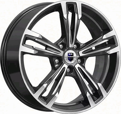 Диск автомобильный КиК Karrera Light 7x18/5x112 ET35 D66.6 алмаз-черный