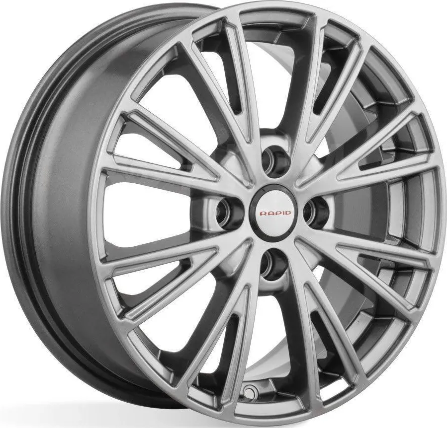 Диск автомобильный RAPID Меандр-оригинал 6x16/4x100 ET41 D60.1 дарк_платинум