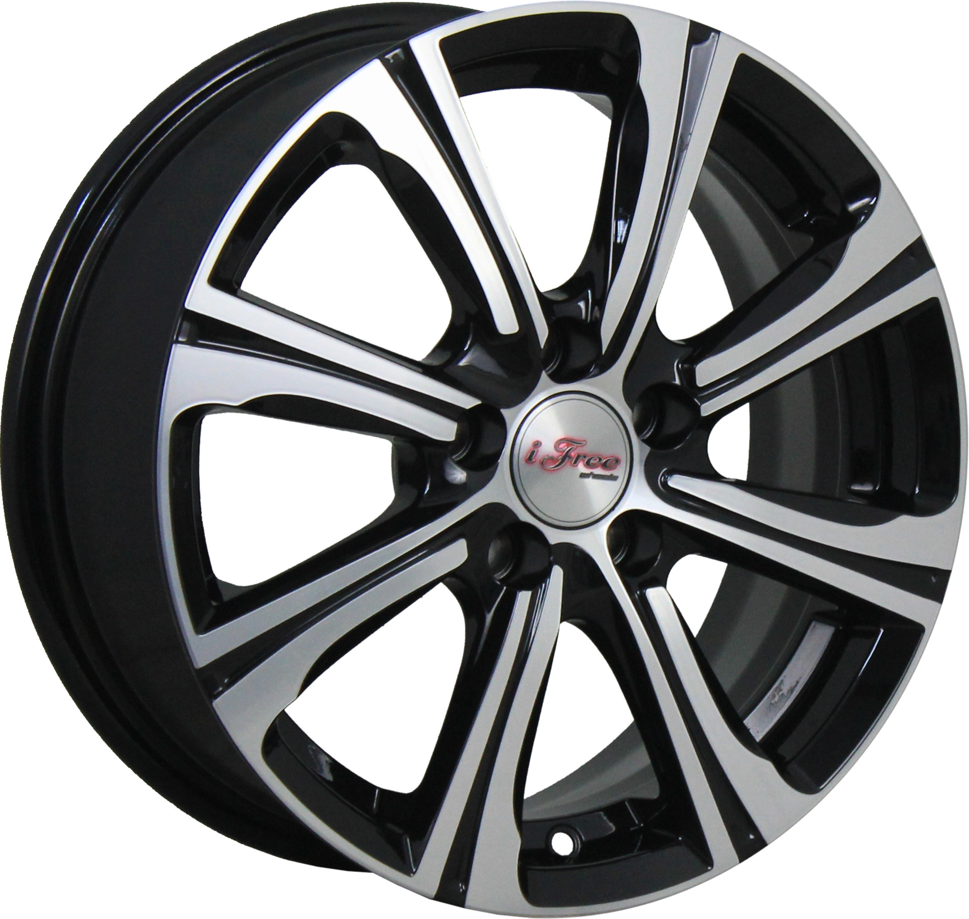 Диск автомобильный iFree Апероль 6x15/4x100 ET45 D60.1 Блэк-джек