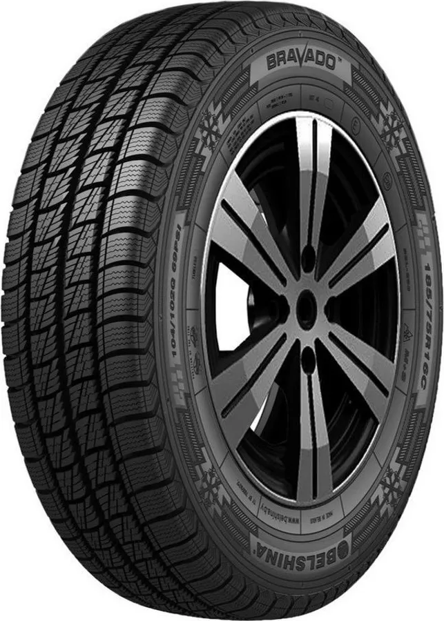 Шина BELSHINA BRAVADO BEL-293S 185/75R16C 104/102Q M+S ТL шип. (зимняя)