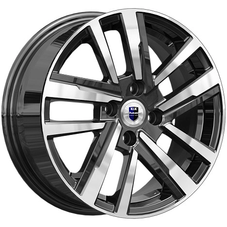 Диск автомобильный КиК Хант 6x15/4x100 ET46 D54.1 алмаз-черный
