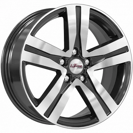 Диск автомобильный iFree Rebel 7x17/5x112 ET45 D57.1 Блэк_Джек