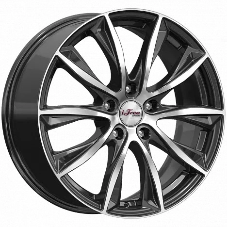 Диск автомобильный iFree Каzантип 7.5x18/5x114.3 ET50 D67.1 Блэк_Джек