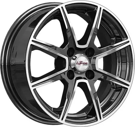 Диск автомобильный iFree Майами лайт 5.5x14/4x100 ET40 D60.1 Блэк_Джек