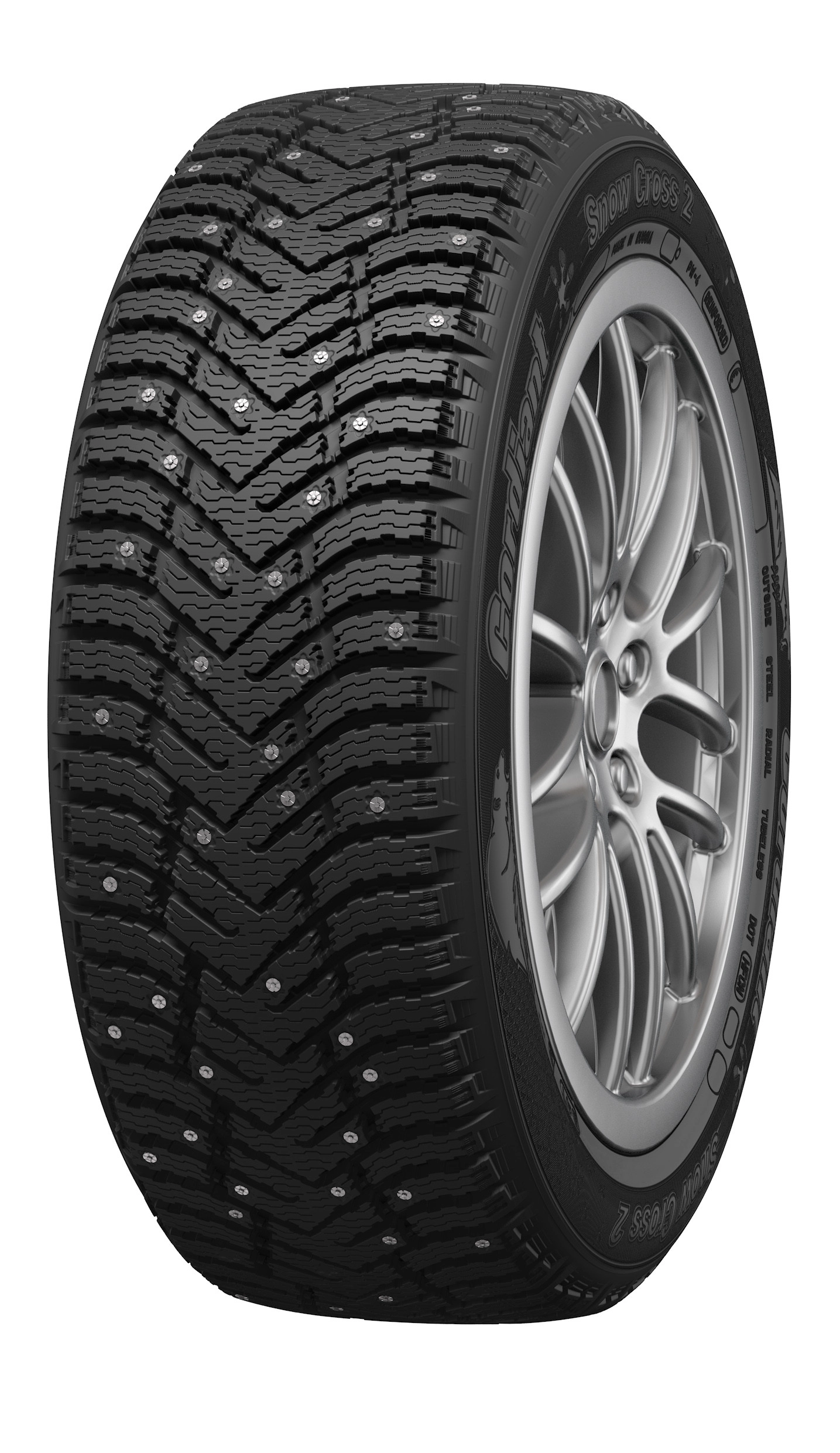 Шина CORDIANT Snow Cross 2 2 SUV 104T 225/60R18 б/к Ошип.