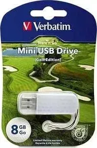 Флеш-накопитель VERBATIM 8GB Mini Sport Edition USB 2.0 Гольф (98510)