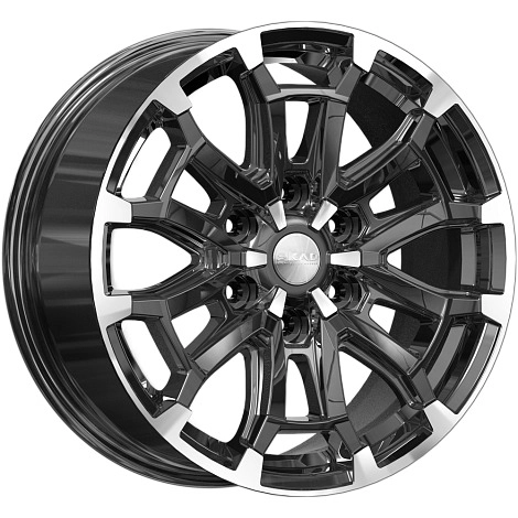 Диск автомобильный СКАД Авилис 8x18/6x139.7 ET38 D67.1 Алмаз