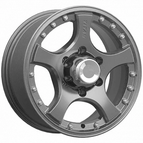 Диск автомобильный СКАД ТИТАН 7x16/6x139.7 ET20 D109.7 графит