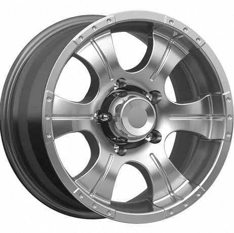 Диск автомобильный КиК Байконур 8x16/5x139.7 ET0 D110.1 дарк-платинум
