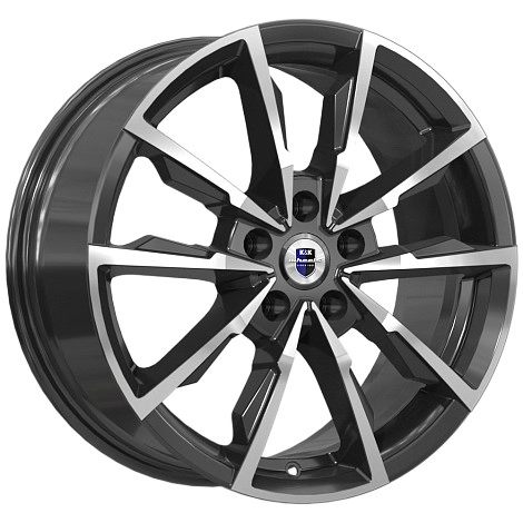Диск автомобильный КиК Меренге 7.5x17/5x114.3 ET45 D60.1 алмаз-черный