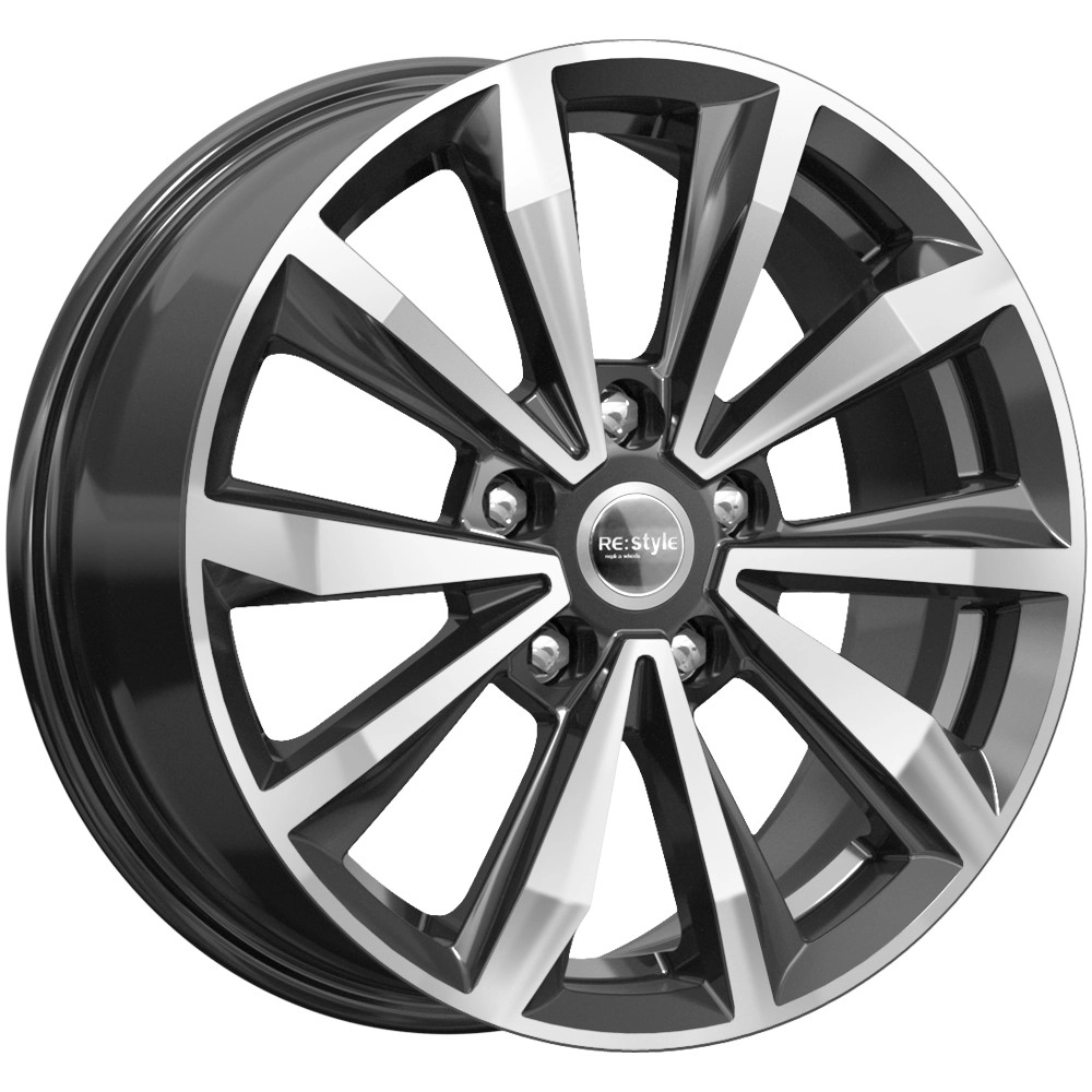 Диск автомобильный КиКРеплика КС974 КиК 6.5x16/5x112 ET46 D57.1 алмаз-черный