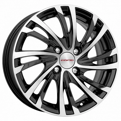 Диск автомобильный RAPID Мейола-оригинал 6x15/4x100 ET50 D60.1 алмаз-черный