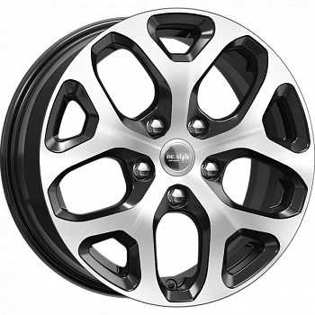 Диск автомобильный КиКРеплика КС869 КиК 6.5x16/5x114.3 ET50 D66.1 алмаз-черный