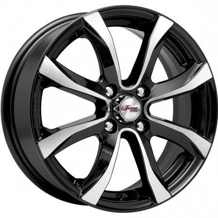 Диск автомобильный iFree Дайс 6x15/4x114.3 ET40 D66.1 Блэк-Джек