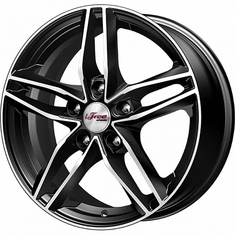 Диск автомобильный iFree Moskva 6.5x16/5x105 ET39 D56.6 Блэк-Джек