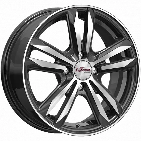Диск автомобильный iFree Маскот 6x15/4x98 ET35 D58.5 Блэк_Джек