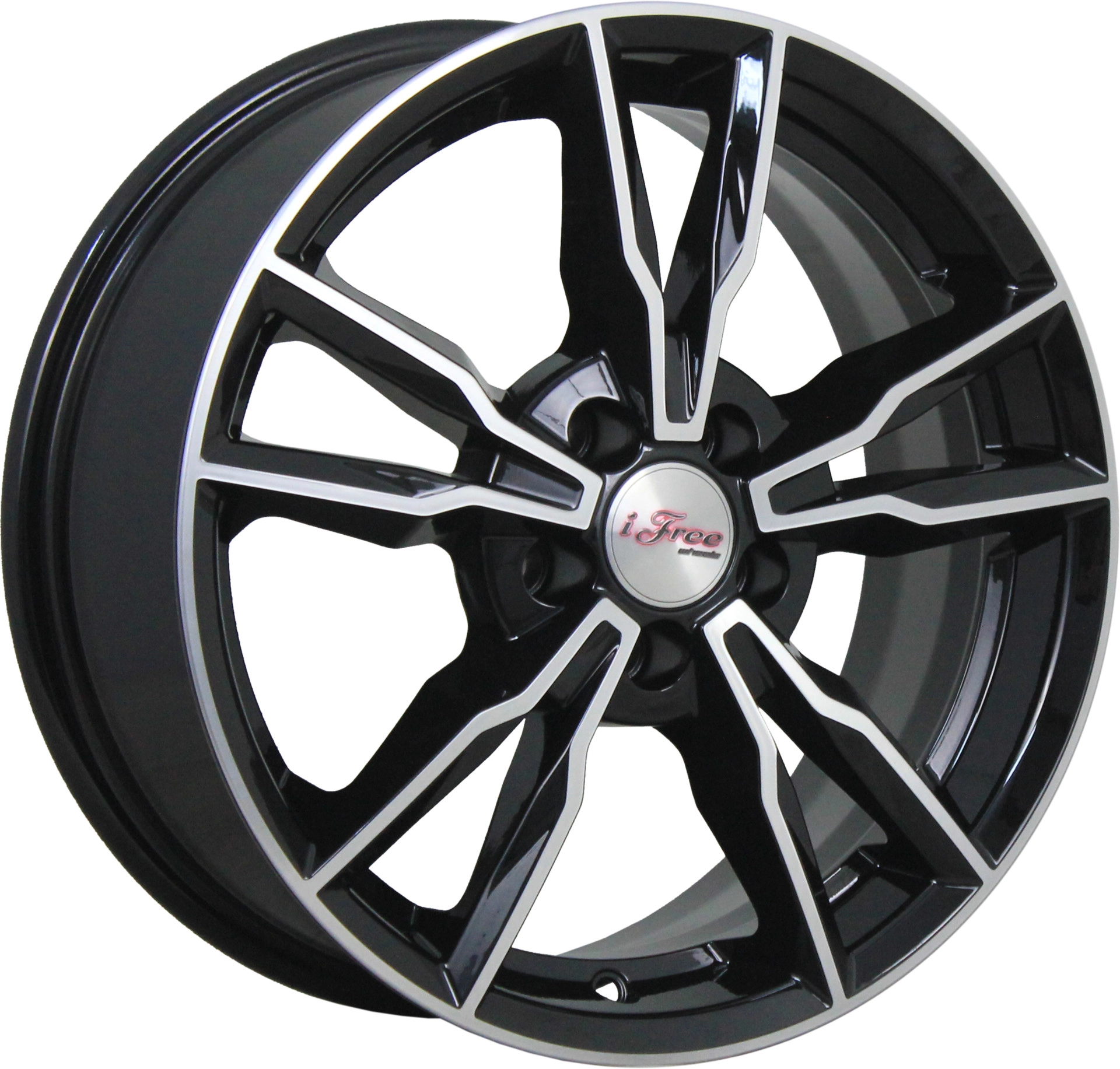 Диск автомобильный iFree Икигай 6.5x16/5x108 ET50 D63.35 Блэк-Джек