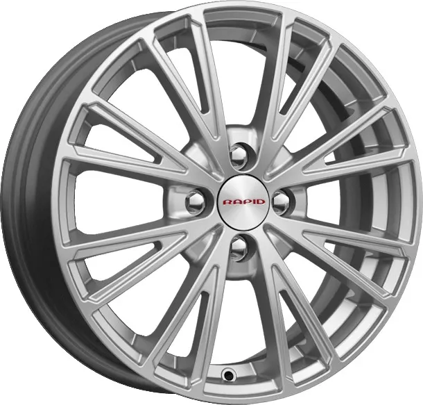 Диск автомобильный RAPID Меандр-оригинал 6x16/4x100 ET41 D60.1 сильвер-SK