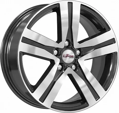 Диск автомобильный iFree Rebel 7x17/5x114.3 ET50 D66.1 Блэк_Джек