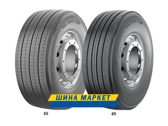 Шина MICHELIN X LINE ENERGY F 385/55R22.5 160K M+S TL рулевая ось