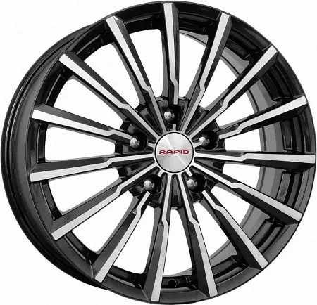Диск автомобильный КиК Акцент 5.5x14/4x98 ET40 D58.5 алмаз-черный 5.5X14/4X98
